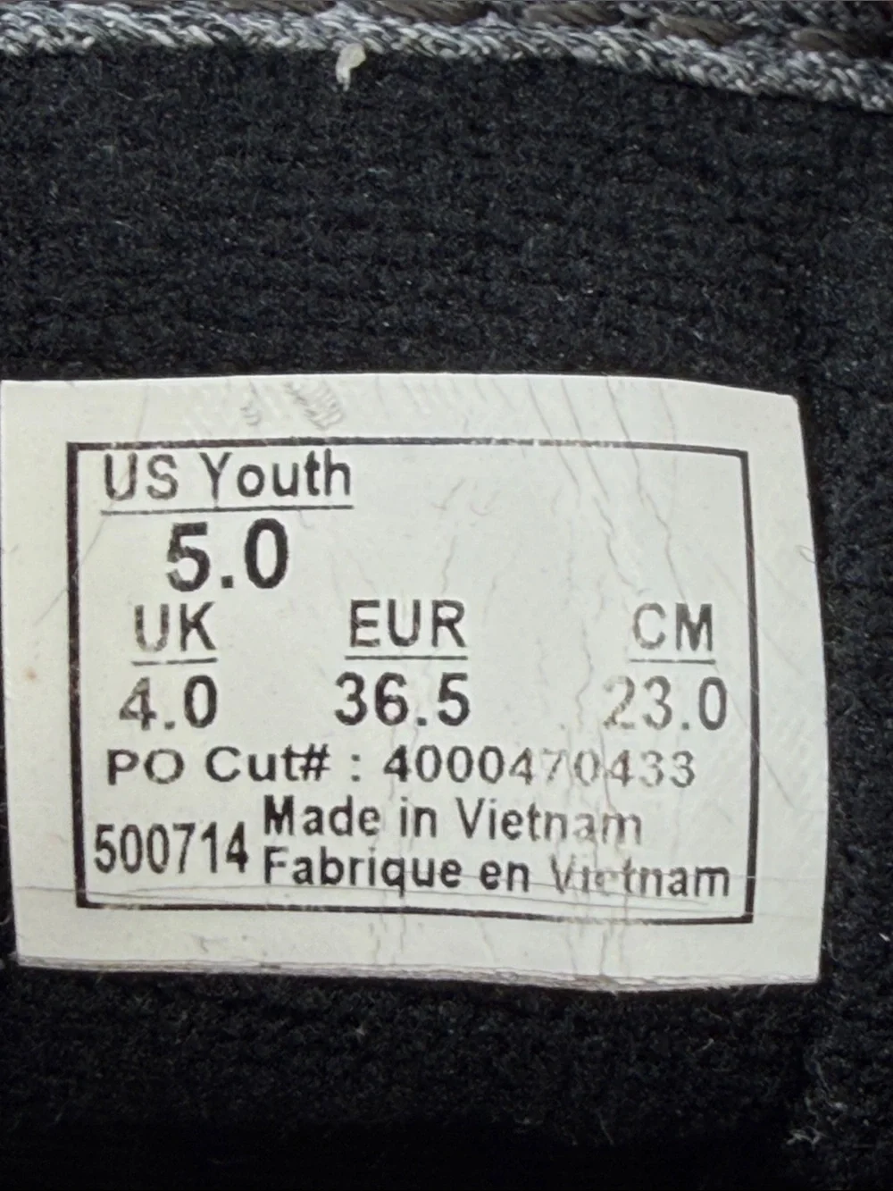 Vans Heathered Gray Canvas Sneakers Low-Top Shoes